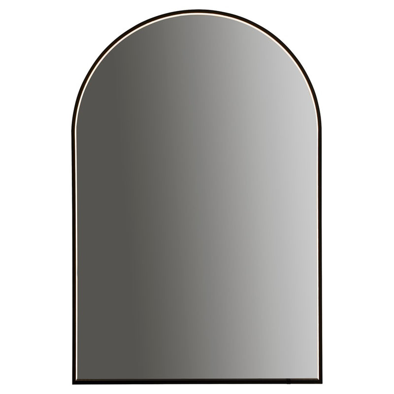 Oxygen Lighting Avior 24X36 Arch LED Mirror, Black
