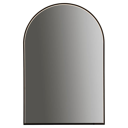 Oxygen Lighting Avior 24X36 Arch LED Mirror, Black