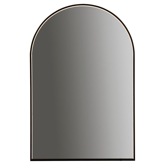 Oxygen Lighting Avior 24X36 Arch LED Mirror, Black