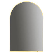 Oxygen Lighting Avior 24X36 Arch LED Mirror, Brushed Brass - 3-0105-55