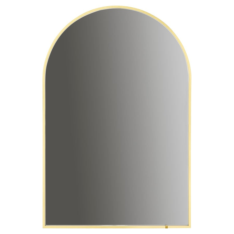 Oxygen Lighting Avior 24X36 Arch LED Mirror, Brushed Brass - 3-0105-55