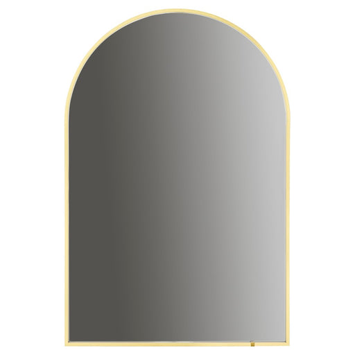 Oxygen Lighting Avior 24X36 Arch LED Mirror, Brushed Brass - 3-0105-55