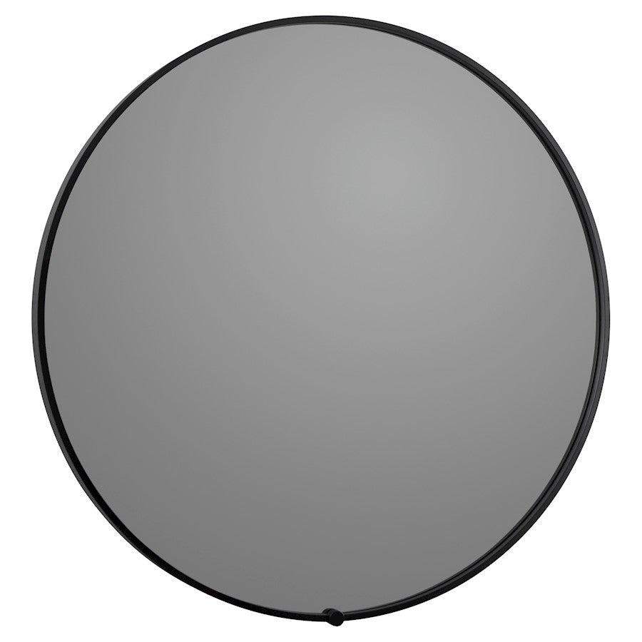 Oxygen Lighting Avior Round 1 Light 36" LED Mirror, Black - 3-0202-15