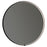 Oxygen Lighting Avior Round 1 Light 36" LED Mirror, Black