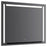 Oxygen Lighting Skylight 36X36 LED Mirror, Black