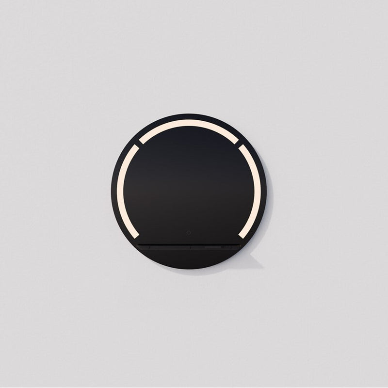 Oxygen Lighting Skylight 36"D LED Mirror, Black - 3-0307-15