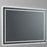 Oxygen Lighting Compact 48X36 LED Mirror, Black