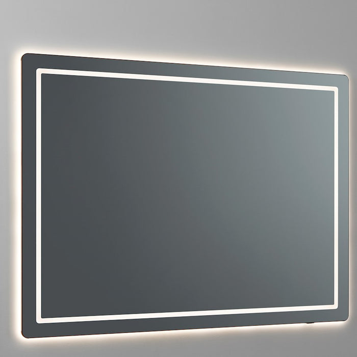 Oxygen Lighting Compact 48X36 LED Mirror, Black
