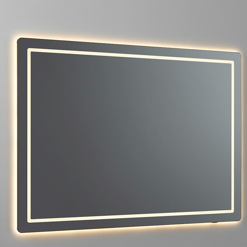 Oxygen Lighting Compact 48X36 LED Mirror, Black