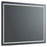 Oxygen Lighting Compact 48X48 LED Mirror, Black