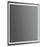 Oxygen Lighting Track 18X24 LED Mirror, Black