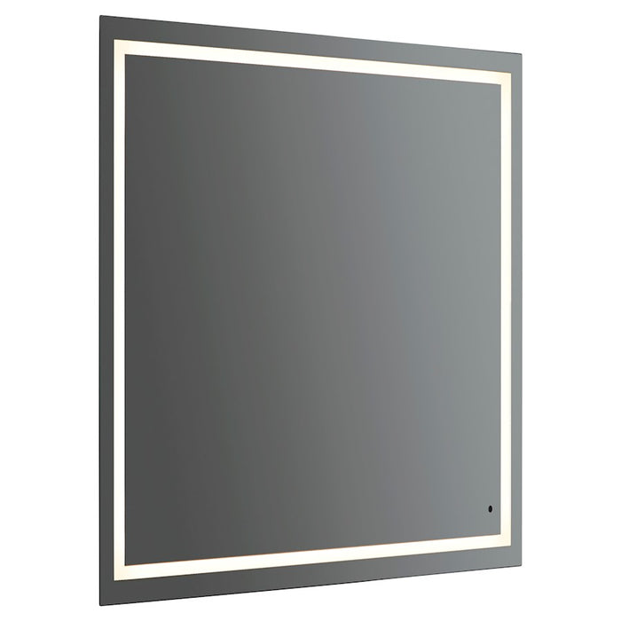 Oxygen Lighting Track 18X24 LED Mirror, Black