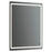 Oxygen Lighting Track 24X36 LED Mirror, Black