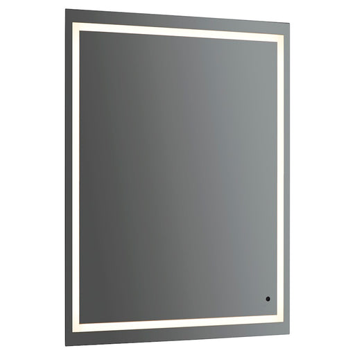 Oxygen Lighting Track 24X36 LED Mirror, Black