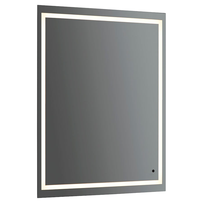 Oxygen Lighting Track 24X36 LED Mirror, Black