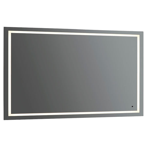 Oxygen Lighting Track 36X24 LED Mirror, Black