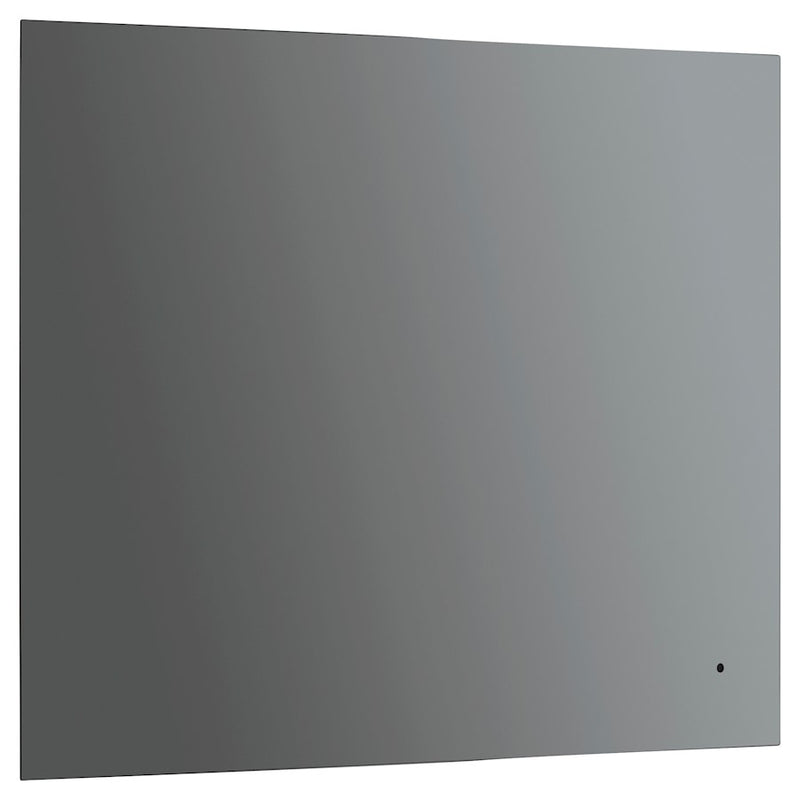 Oxygen Lighting Track 36x36 LED Mirror, Black - 3-0504-15