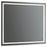 Oxygen Lighting Track 36X36 LED Mirror, Black