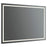 Oxygen Lighting Track 48X36 LED Mirror, Black