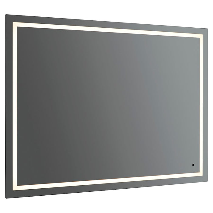 Oxygen Lighting Track 48X36 LED Mirror, Black