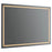 Oxygen Lighting Track 48X36 LED Mirror, Black