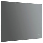 Oxygen Lighting Track 48x48 LED Mirror, Black - 3-0506-15