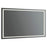 Oxygen Lighting Track 60X42 LED Mirror, Black