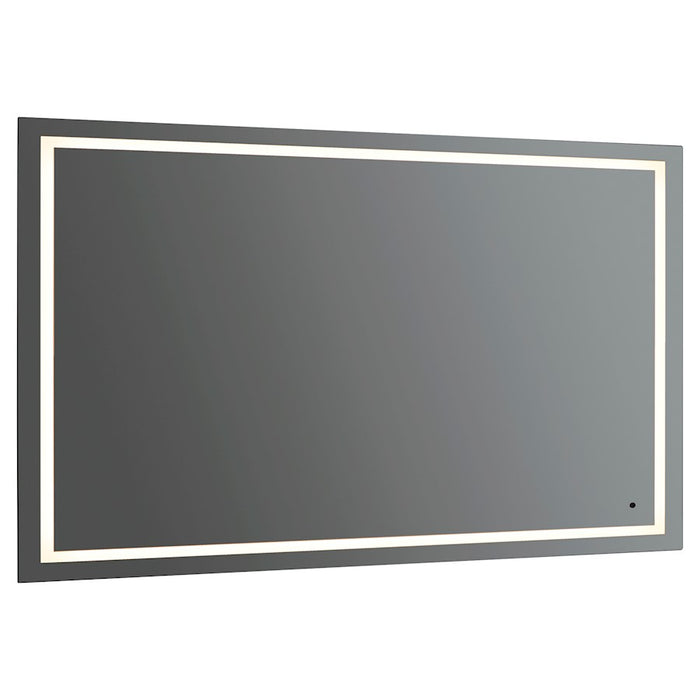 Oxygen Lighting Track 60X42 LED Mirror, Black