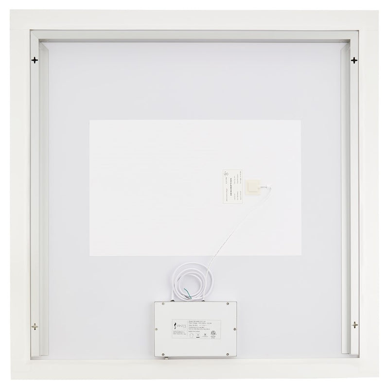 Oxygen Lighting Starlight 48X48 LED Mirror, Black