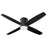 Oxygen Lighting Oslo Hugger Light Indoor Outdoor Fan, Noir