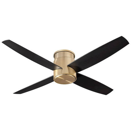 Oxygen Lighting Oslo 10.25" Ceiling Fan, Aged Brass
