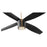 Oxygen Lighting Samaran 60" Ceiling Fan, Aged Brass/Black Blades