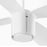 Oxygen Lighting Samaran 60" Ceiling Fan, White