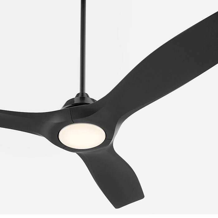 Oxygen Lighting Avalon 52" Ceiling Fan, Gold Black