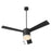 Oxygen Lighting Allegro 3 Blade Ceiling Fan, Black