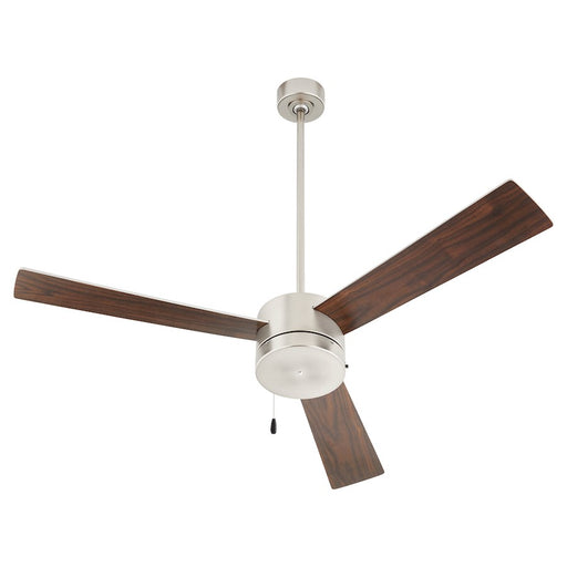 Oxygen Lighting Allegro 3 Blade Ceiling Fan, Satin Nickel/Silver - 3-119-24