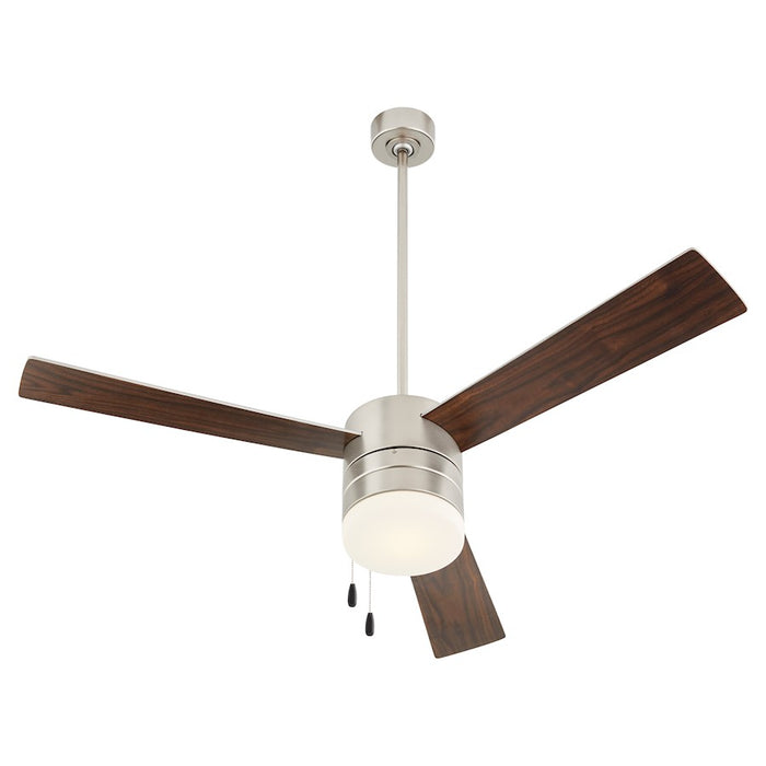 Oxygen Lighting Allegro 3 Blade Ceiling Fan, Satin Nickel/Silver