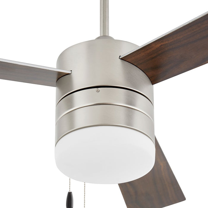 Oxygen Lighting Allegro 3 Blade Ceiling Fan, Satin Nickel/Silver