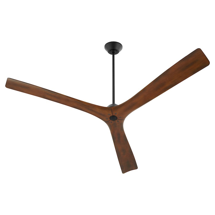 Oxygen Lighting Mecca 64" Ceiling Fan, Black/Walnut - 3-120-2115