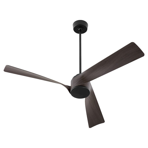 Oxygen Lighting Heyday 1 Light 3 Blade 56" Ceiling Fan, Black - 3-125-15