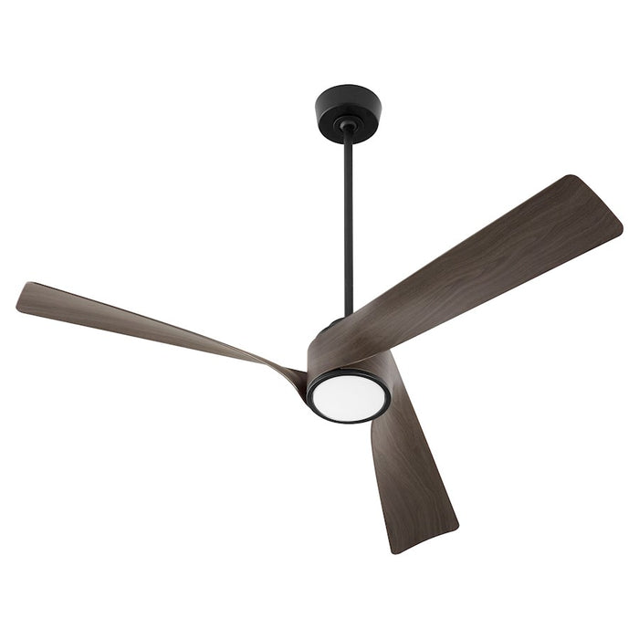 Oxygen Lighting Heyday 1 Light 3 Blade 56" Ceiling Fan, Black