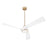 Oxygen Lighting Heyday 1 Light 3 Blade 56" Ceiling Fan, White