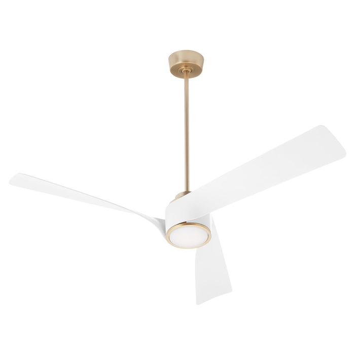 Oxygen Lighting Heyday 1 Light 3 Blade 56" Ceiling Fan, White