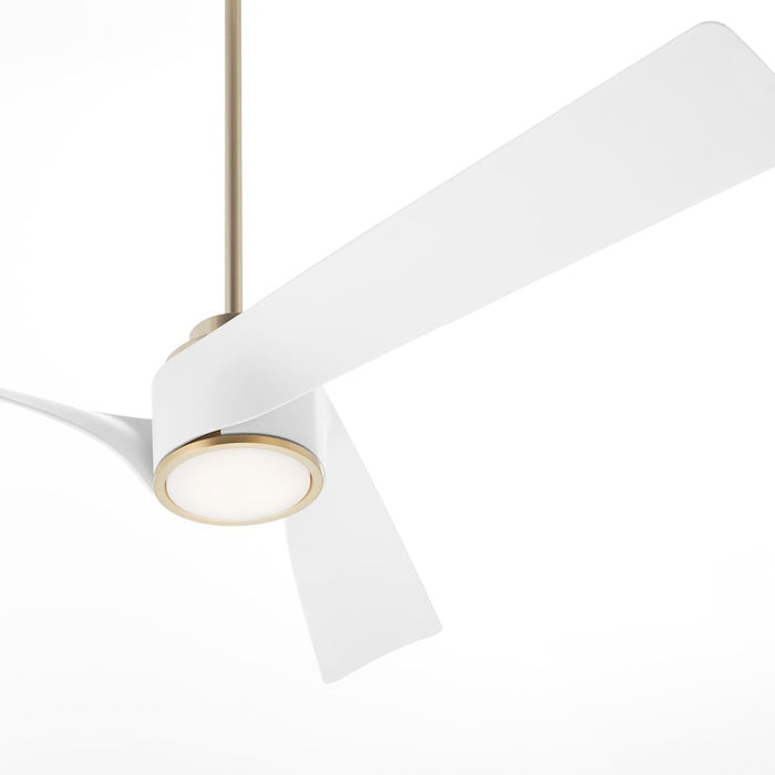 Oxygen Lighting Heyday 1 Light 3 Blade 56" Ceiling Fan, White