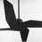 Oxygen Lighting Method 60" Ceiling Fan, Black