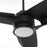 Oxygen Lighting Xega 1 Light 3 Blade 60" Ceiling Fan, Black