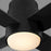 Oxygen Lighting Oslo Hugger 44" Ceiling Fan, Black