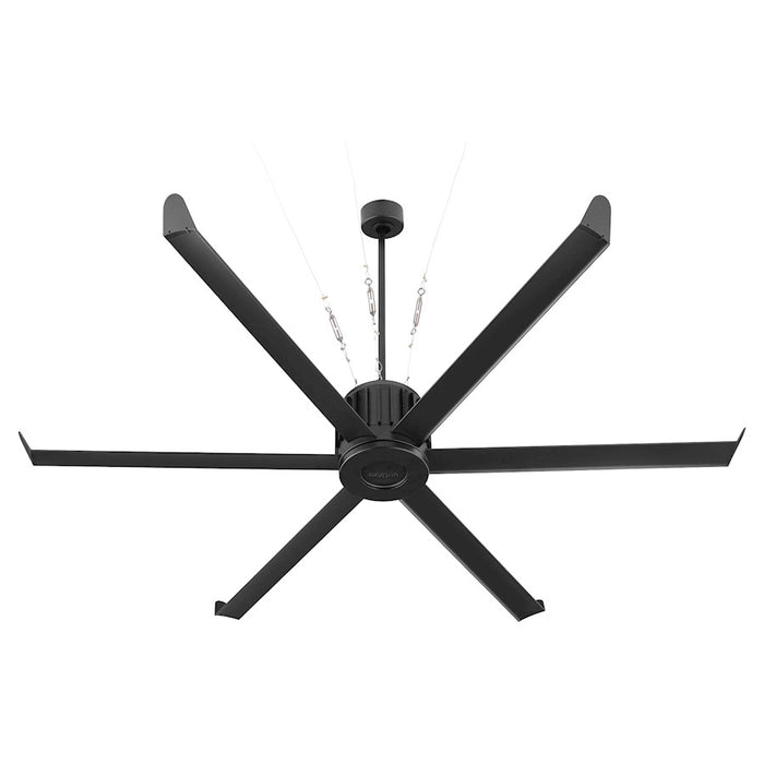 Oxygen Lighting Enorme 78" Ceiling Fan, Black