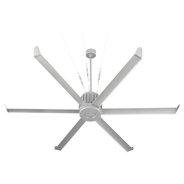 Oxygen Lighting Enorme 78" Ceiling Fan, Classic Nickel