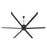 Oxygen Lighting Enorme 100" Ceiling Fan, Black